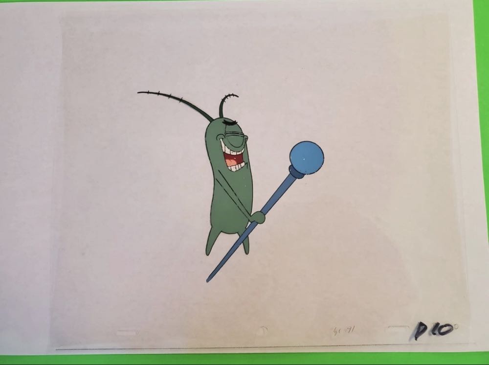 SPONGEBOB SQUAREPANTS ORIGINAL PRODUCTION CEL CELL ANIMATION ART  - Nickelodeon art collectible - Main Image 2