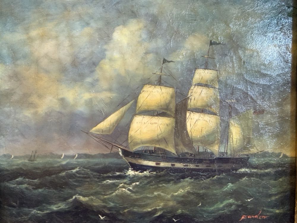 Clipper Ship - Fondent art collectible - Main Image 2