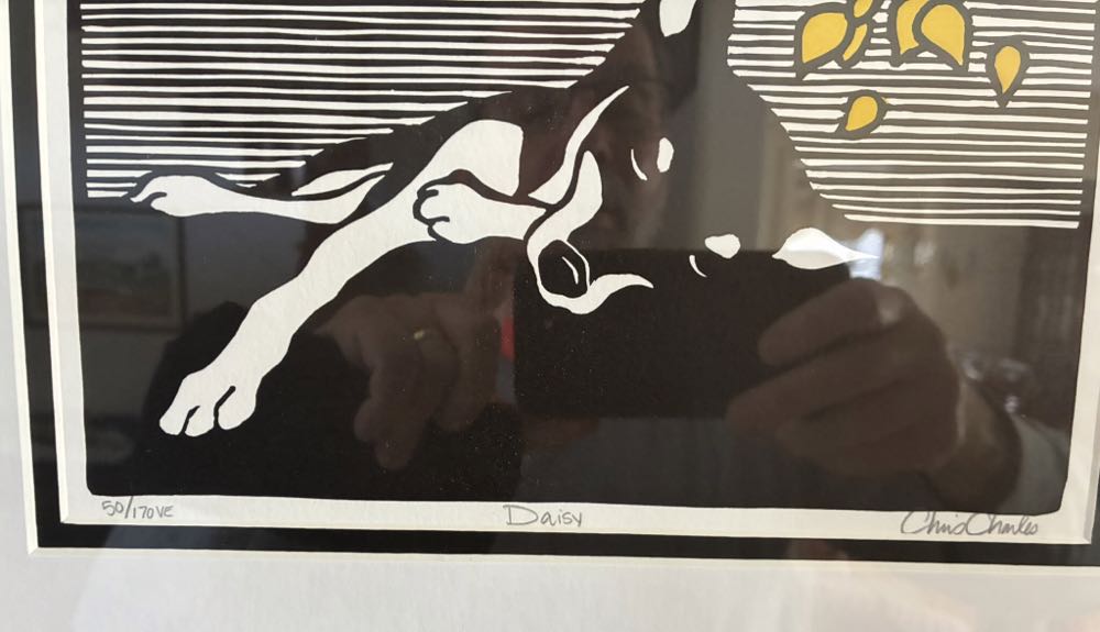 Pair of Dog Prints  art collectible - Main Image 2