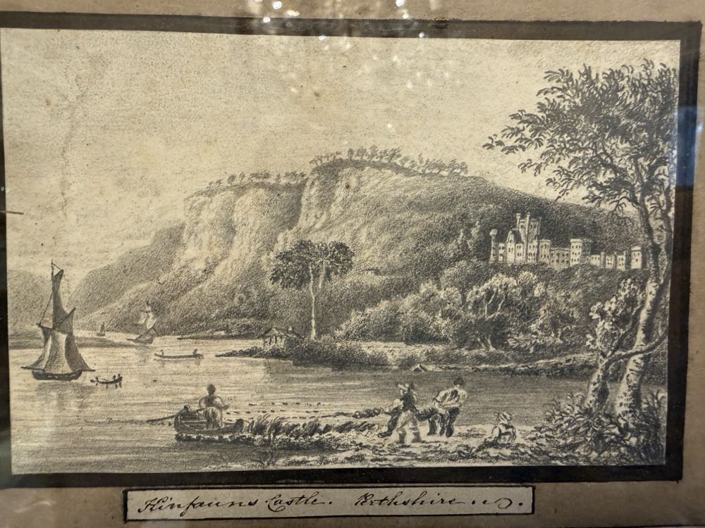 Kinfauns Castle, Perthshire - John Preston Neale art collectible - Main Image 2