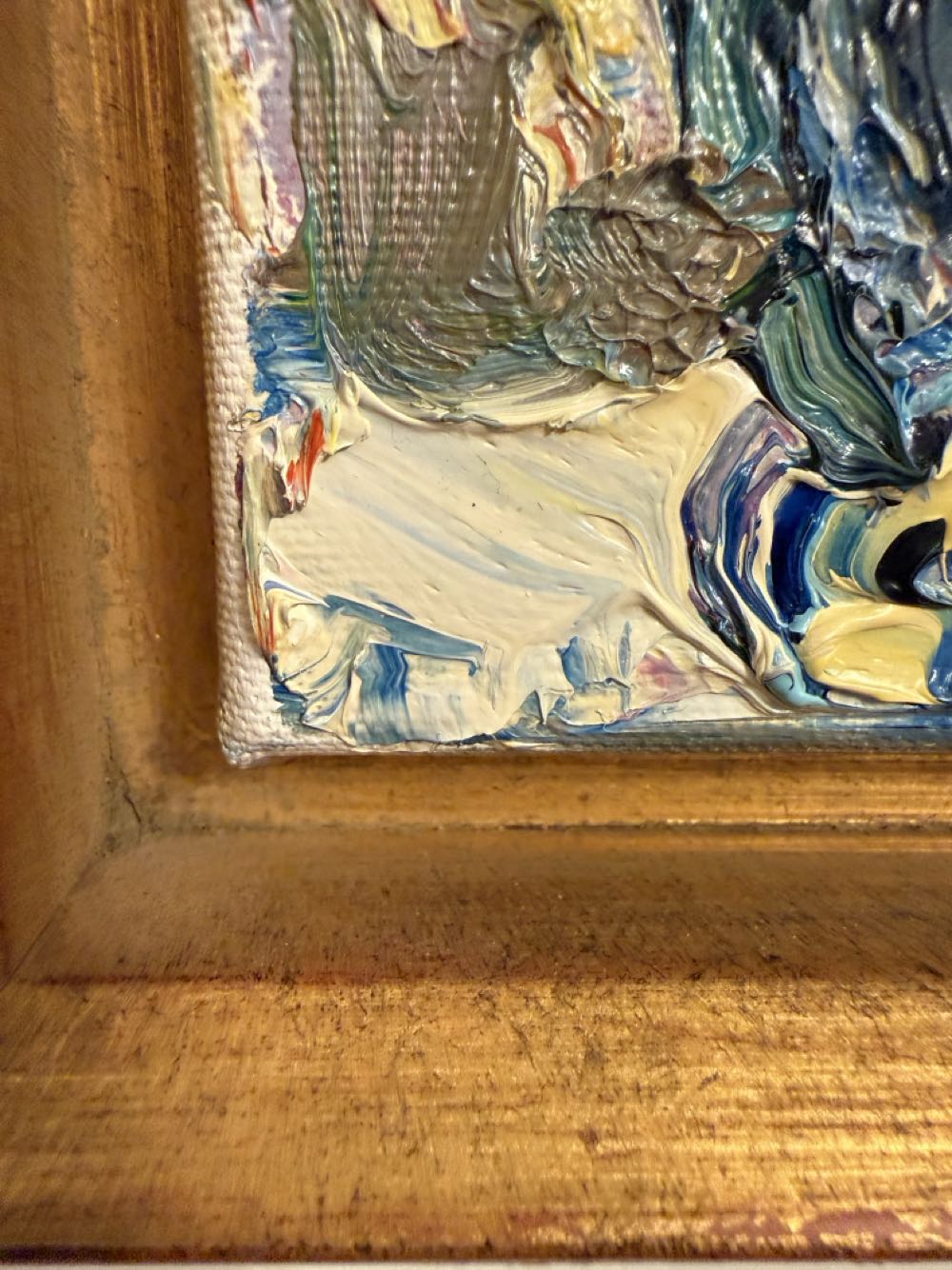 Flowers In A Blue Vase - Matt Coburn art collectible - Main Image 3