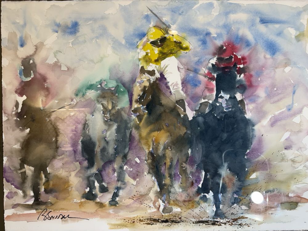 Oaklawn Stretch - Bob Snider art collectible - Main Image 2