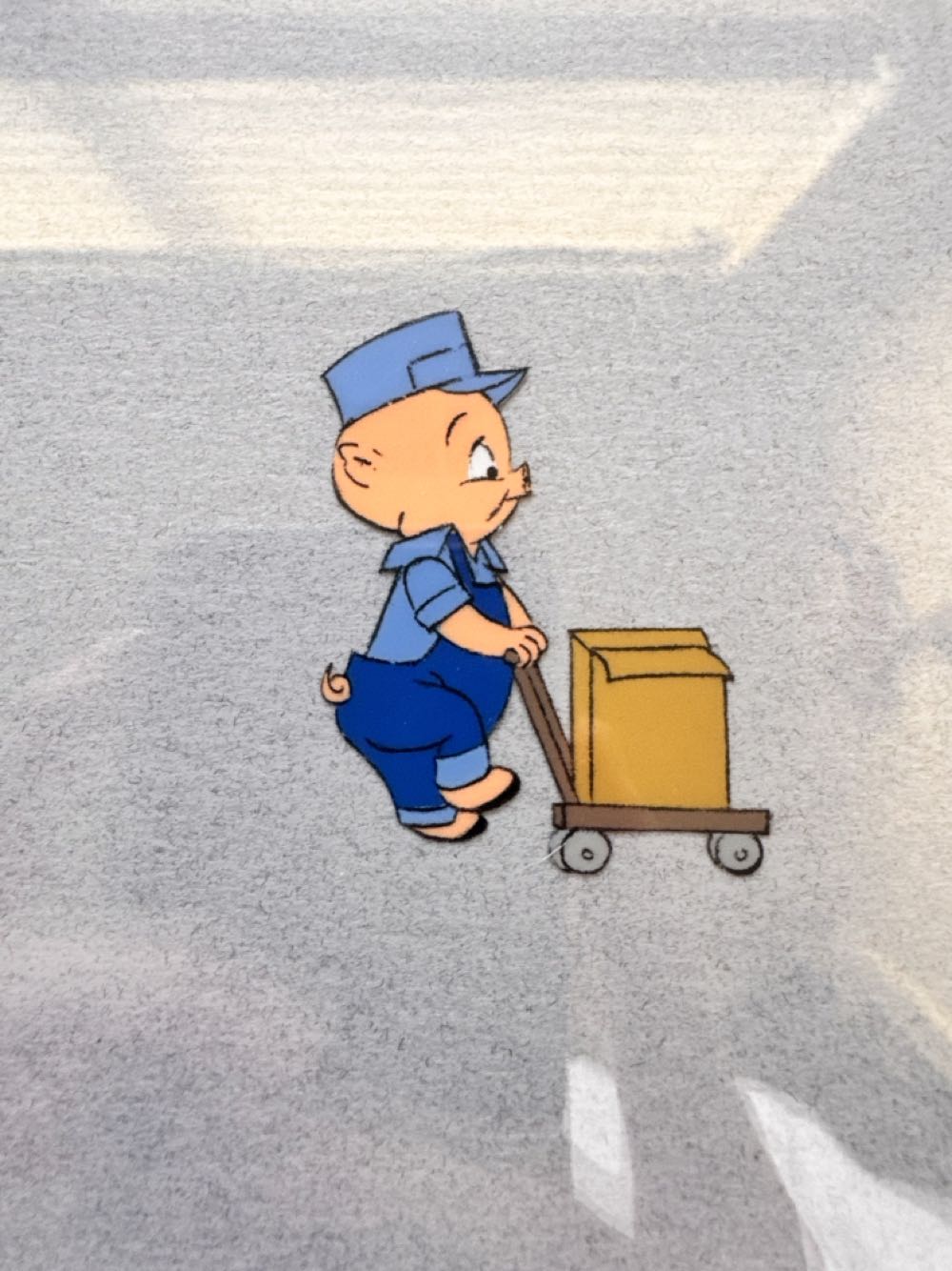 Porky Pig Production Cel  art collectible - Main Image 2