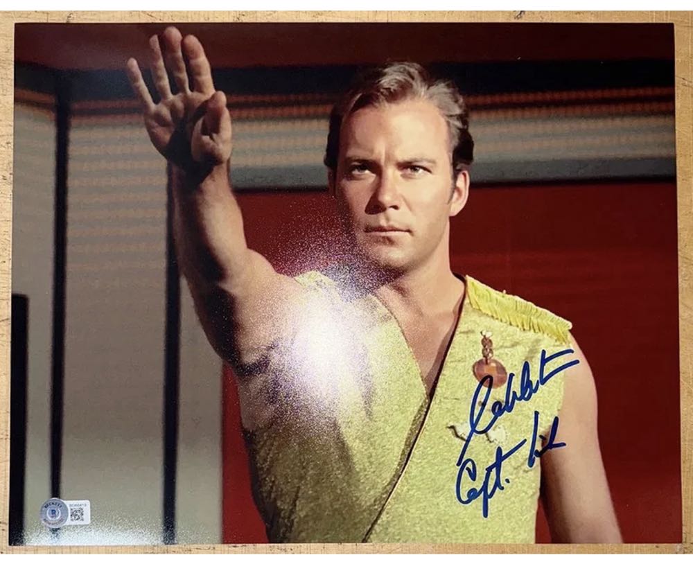 William Shatner Autograph Framed  art collectible - Main Image 2