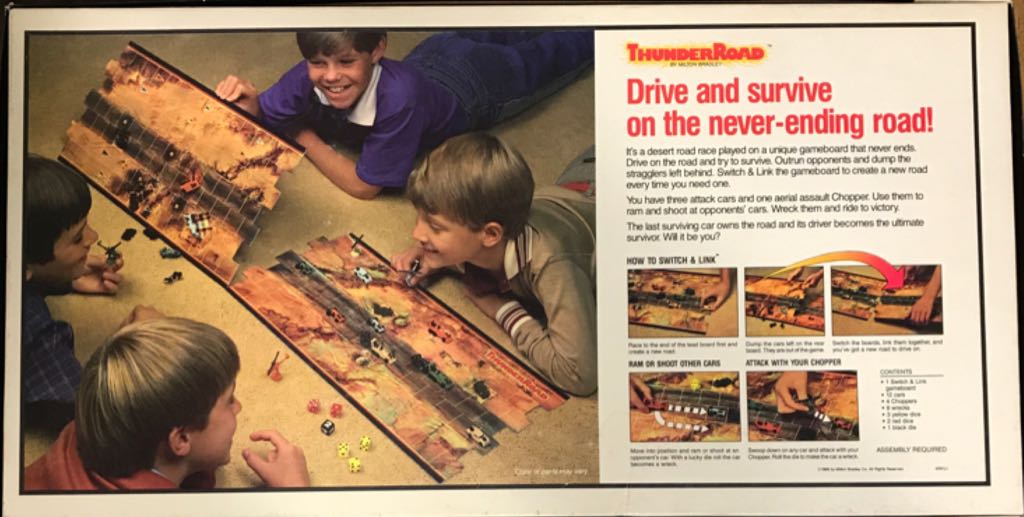 Thunder Road  (2-4) board game collectible [Barcode 032244047077] - Main Image 2