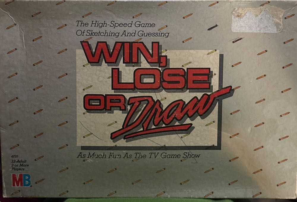 Win, Lose or Draw  (3+) board game collectible [Barcode 032244047107] - Main Image 3