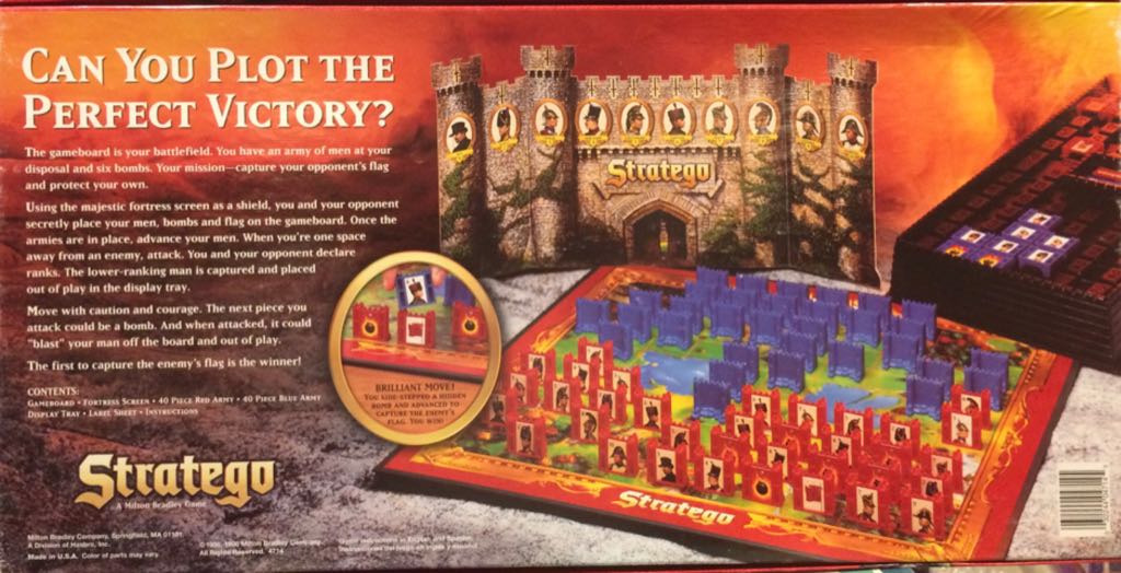 Stratego: 1996 Edition  (2) board game collectible [Barcode 032244047145] - Main Image 2