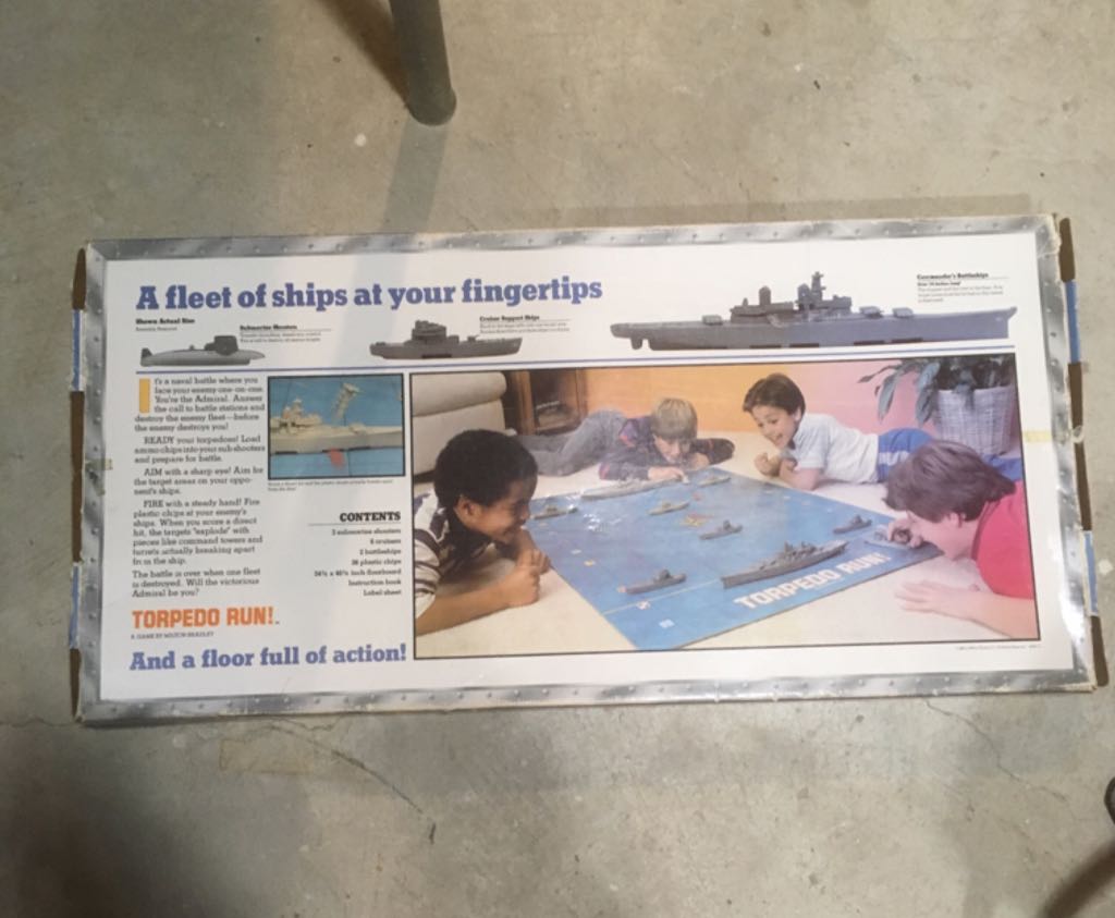 Torpedo Run  (1-2) board game collectible [Barcode 032244047404] - Main Image 2