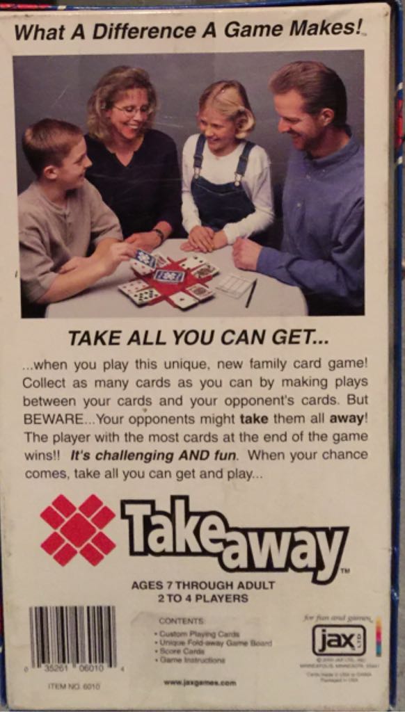 Take Away   (2-4) board game collectible [Barcode 035261060104] - Main Image 2