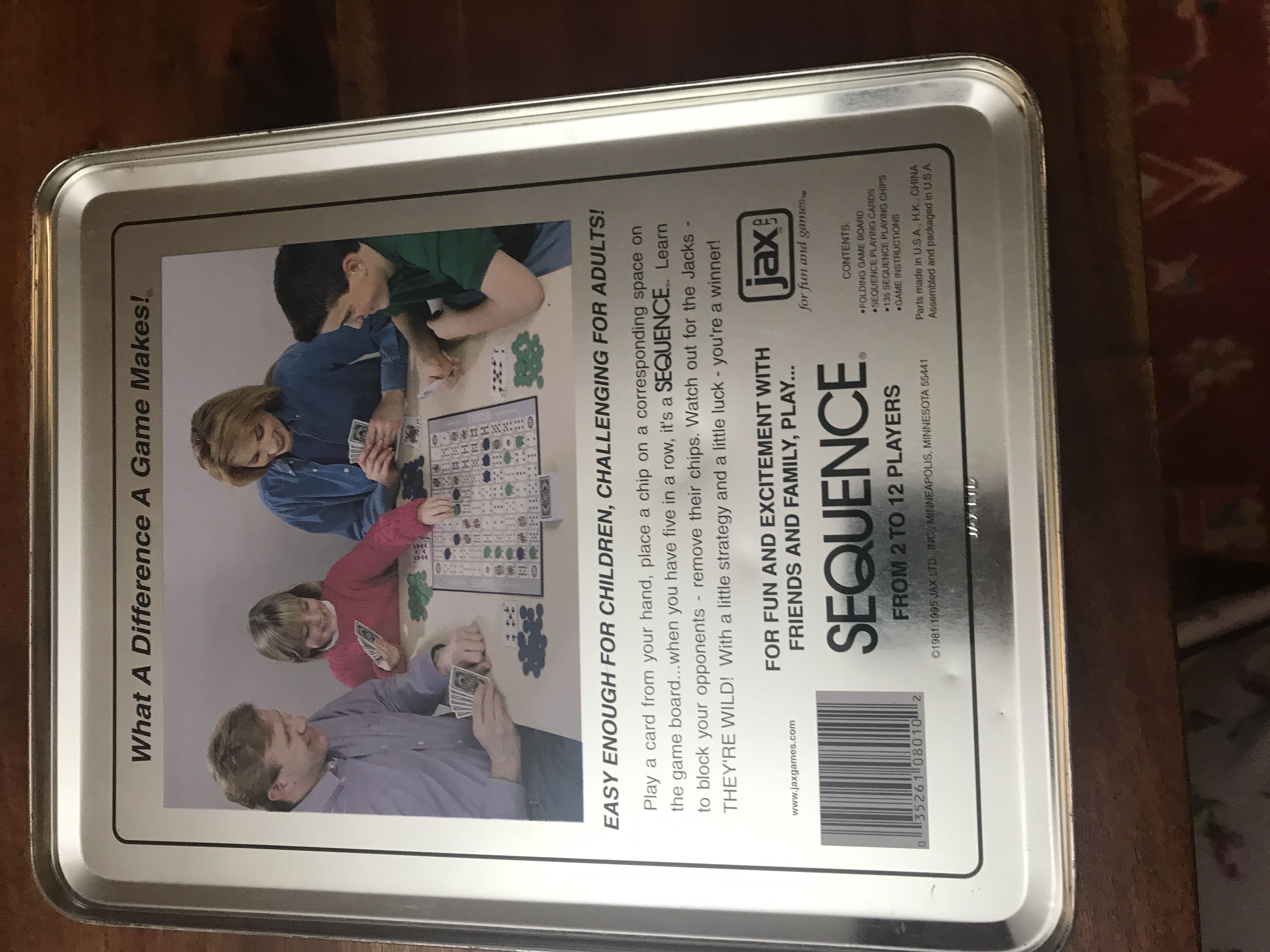 Sequence Collector’s Edition  (2-12) board game collectible [Barcode 035261080102] - Main Image 2