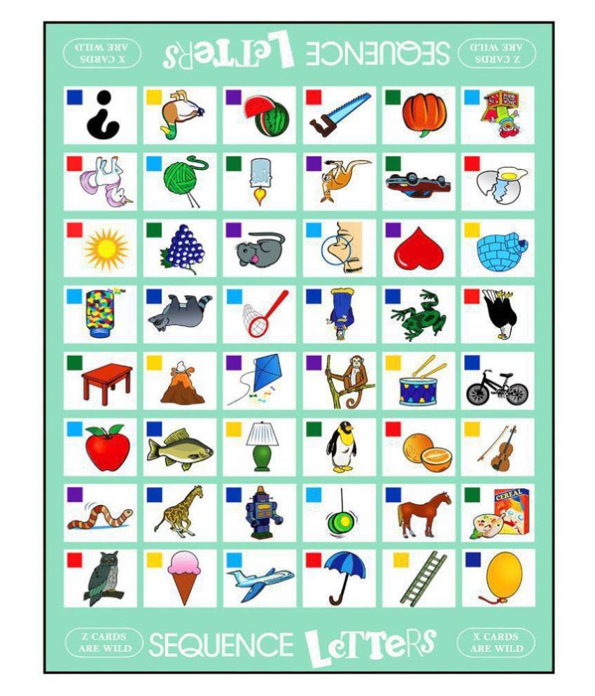 Sequence: Letters  (2-4) board game collectible [Barcode 035261080119] - Main Image 4