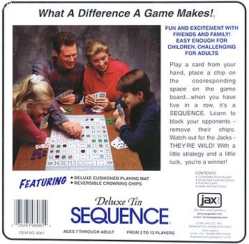 Sequence  (2-12) board game collectible [Barcode 035261082021] - Main Image 2