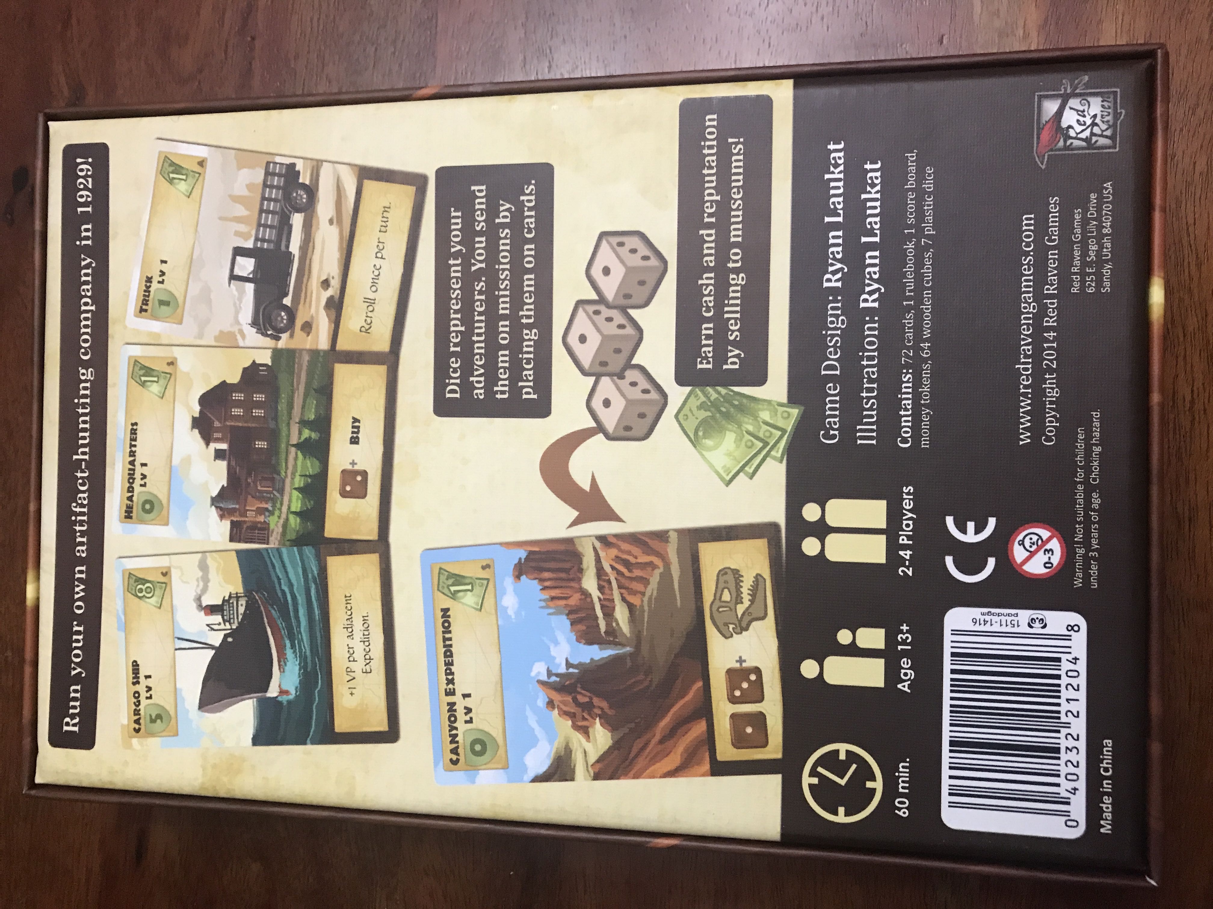 Artifacts, Inc.  (2-4) board game collectible [Barcode 040232212048] - Main Image 2