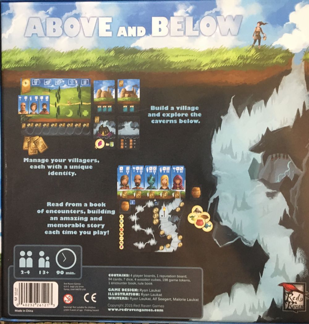 Above And Below  (2-4) board game collectible [Barcode 040232261213] - Main Image 3
