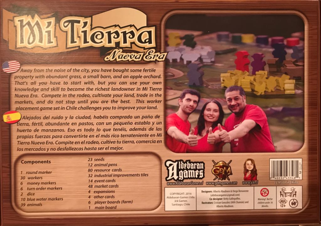 Mi Tierra: New Era  (2-6) board game collectible [Barcode 040232433481] - Main Image 2