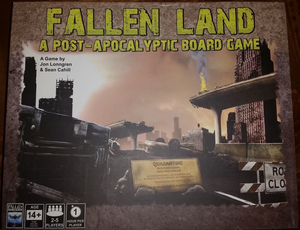 Fallen Lands: A Post-Apocalyptic Board Game  (2) board game collectible [Barcode 040232465123] - Main Image 1