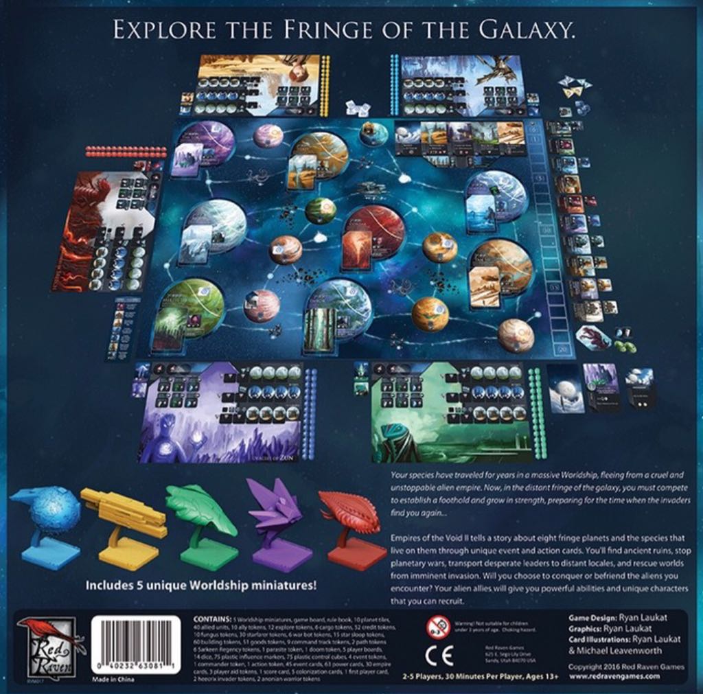 Empires of the Void II - KS Deluxe Edition  (2-5) board game collectible [Barcode 040232630811] - Main Image 2