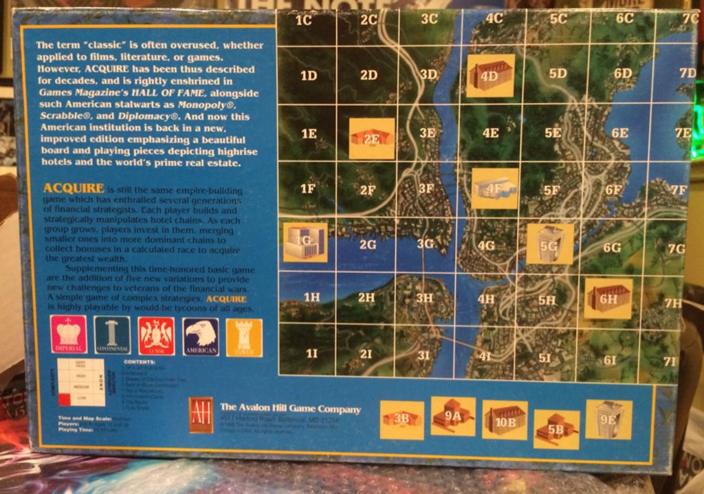 Acquire 1995  (2-6) board game collectible [Barcode 045708001409] - Main Image 2