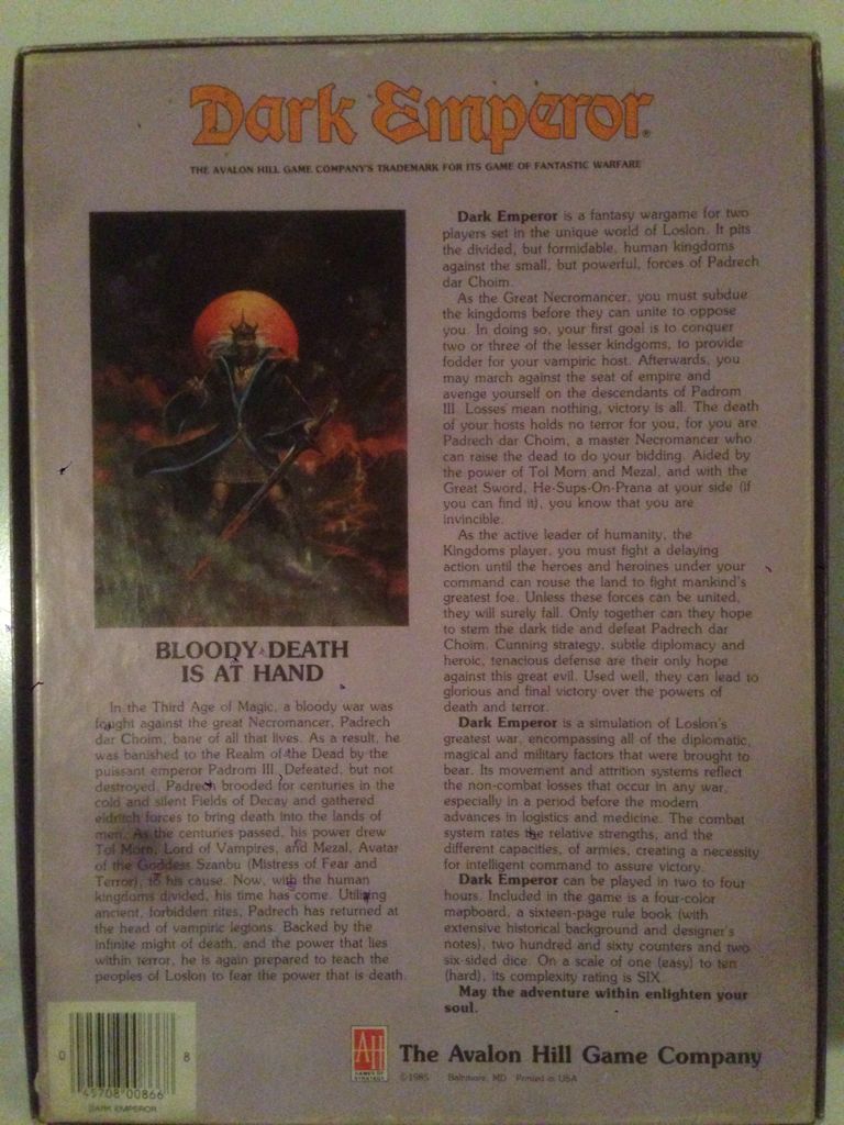 Dark Emperor  (2) board game collectible [Barcode 045708008668] - Main Image 2