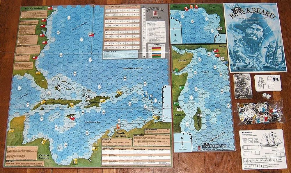 Blackbeard  (1-4) board game collectible [Barcode 045708008873] - Main Image 3