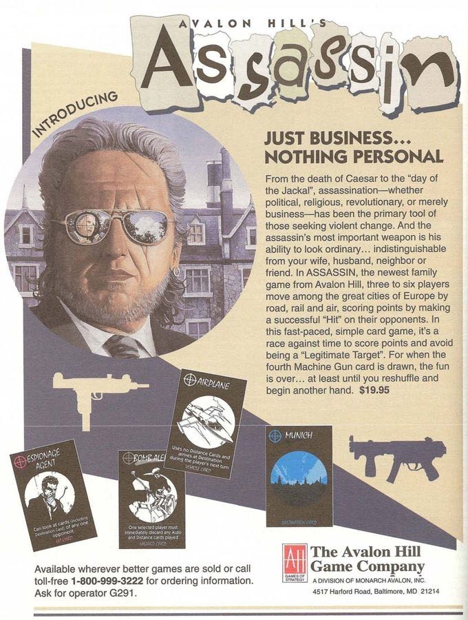 Assassin  (3-6) board game collectible [Barcode 045708064466] - Main Image 3