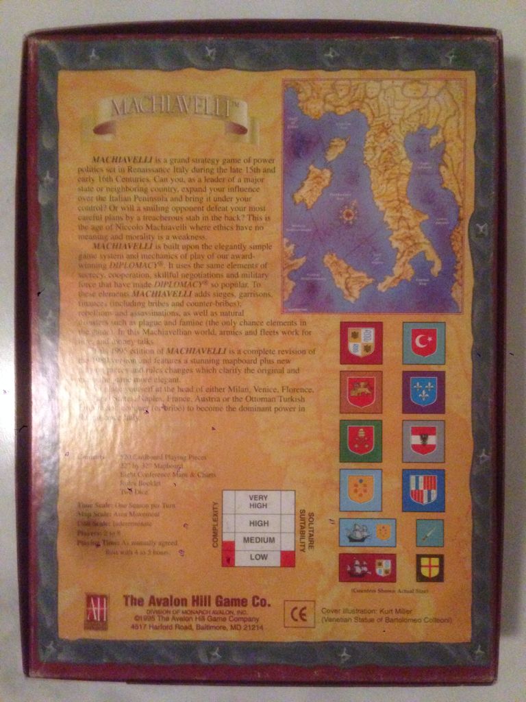 Machiavelli  (2-8) board game collectible [Barcode 045708089353] - Main Image 2