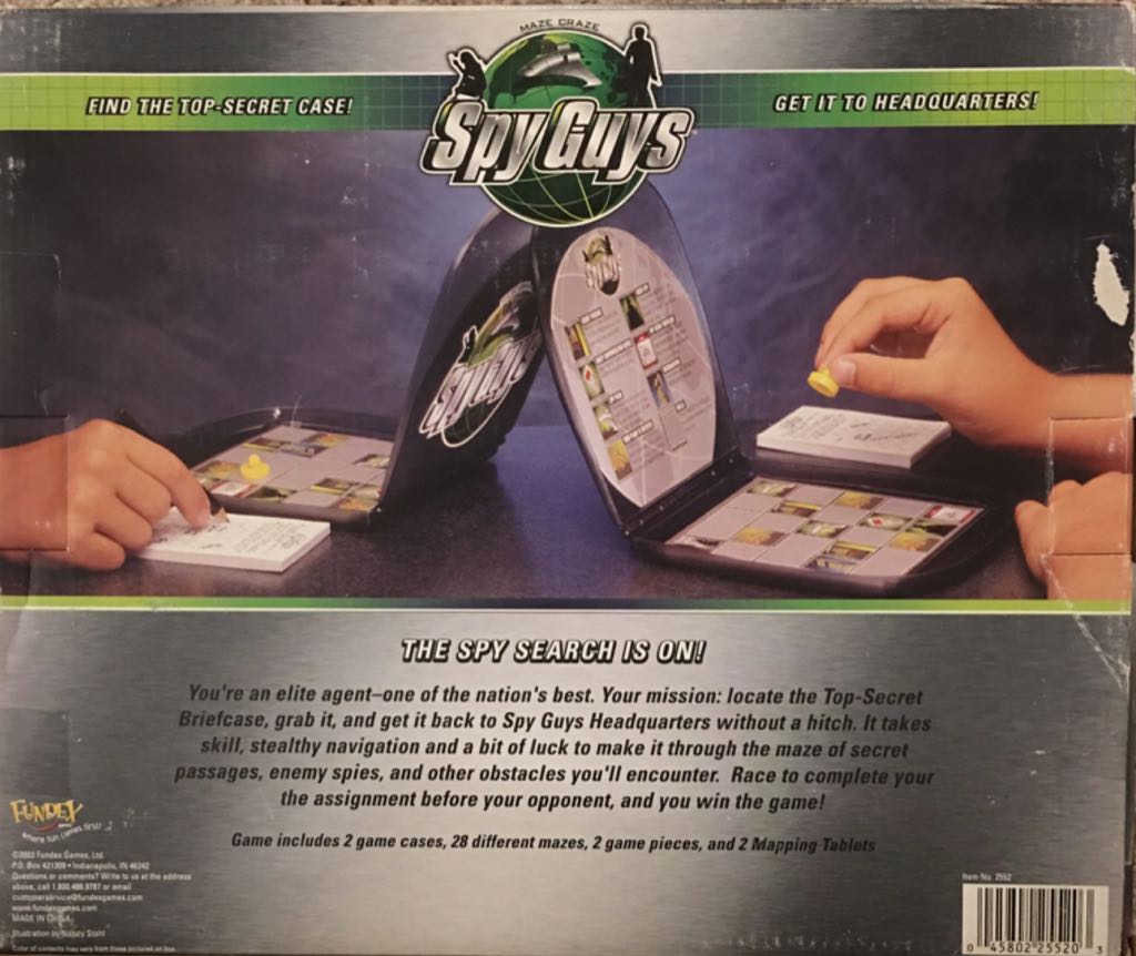 Spy Guys  (2) board game collectible [Barcode 045802255203] - Main Image 2