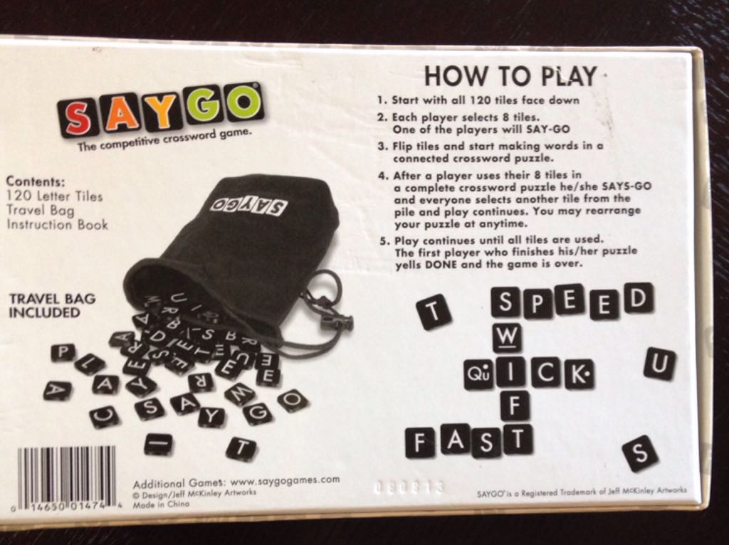 Saygo  (2) board game collectible [Barcode 014650014744] - Main Image 2