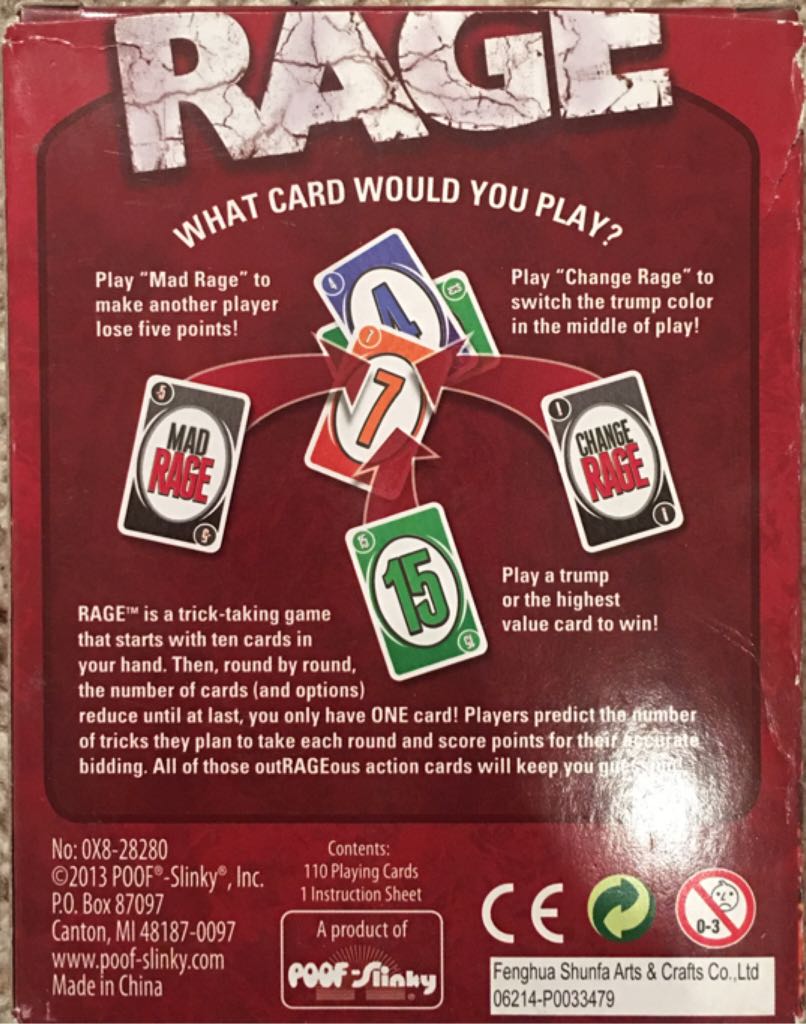 Rage  (2-4) board game collectible [Barcode 045802282803] - Main Image 2