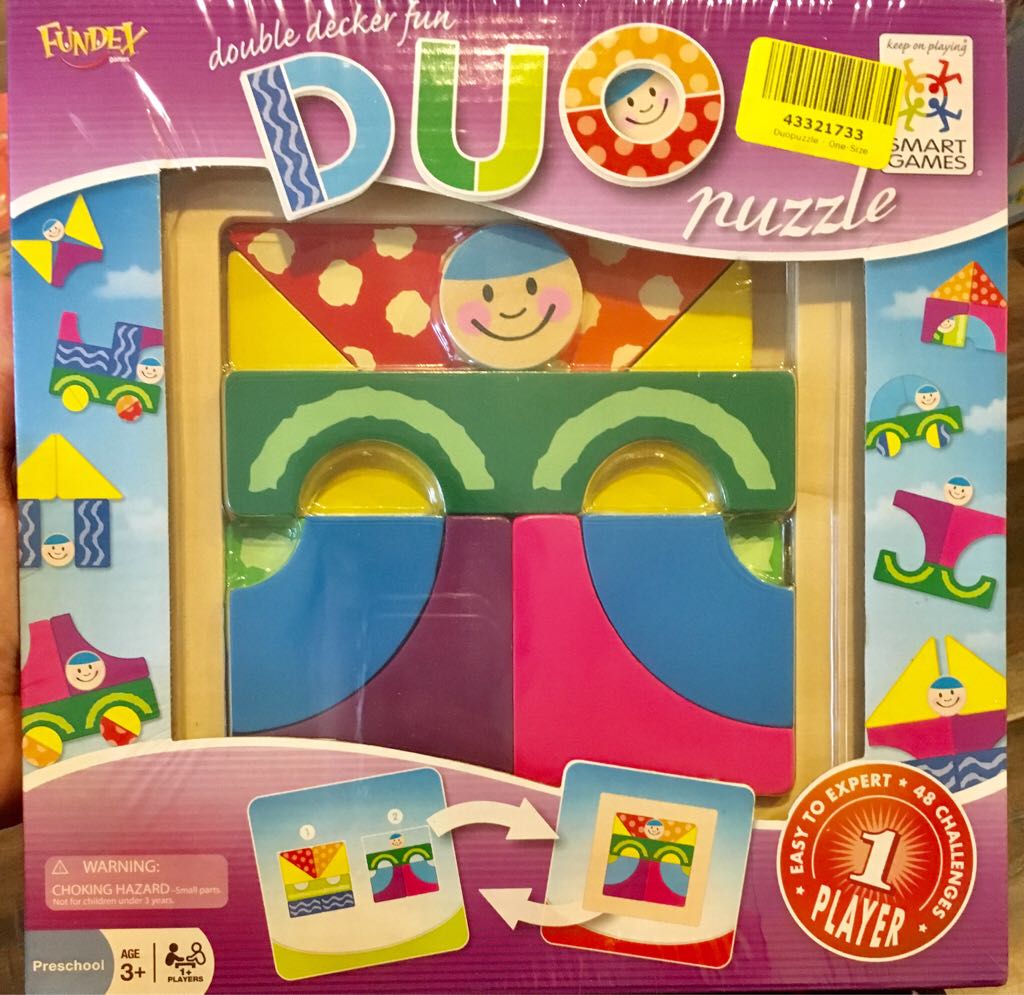 Smart game Duo Puzzle  (1) board game collectible [Barcode 045802346406] - Main Image 1