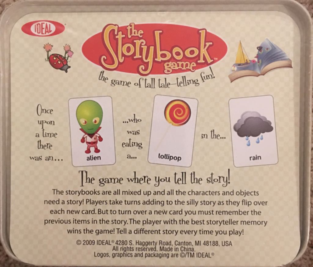 The Storybook Game  (2-4) board game collectible [Barcode 045802426603] - Main Image 2
