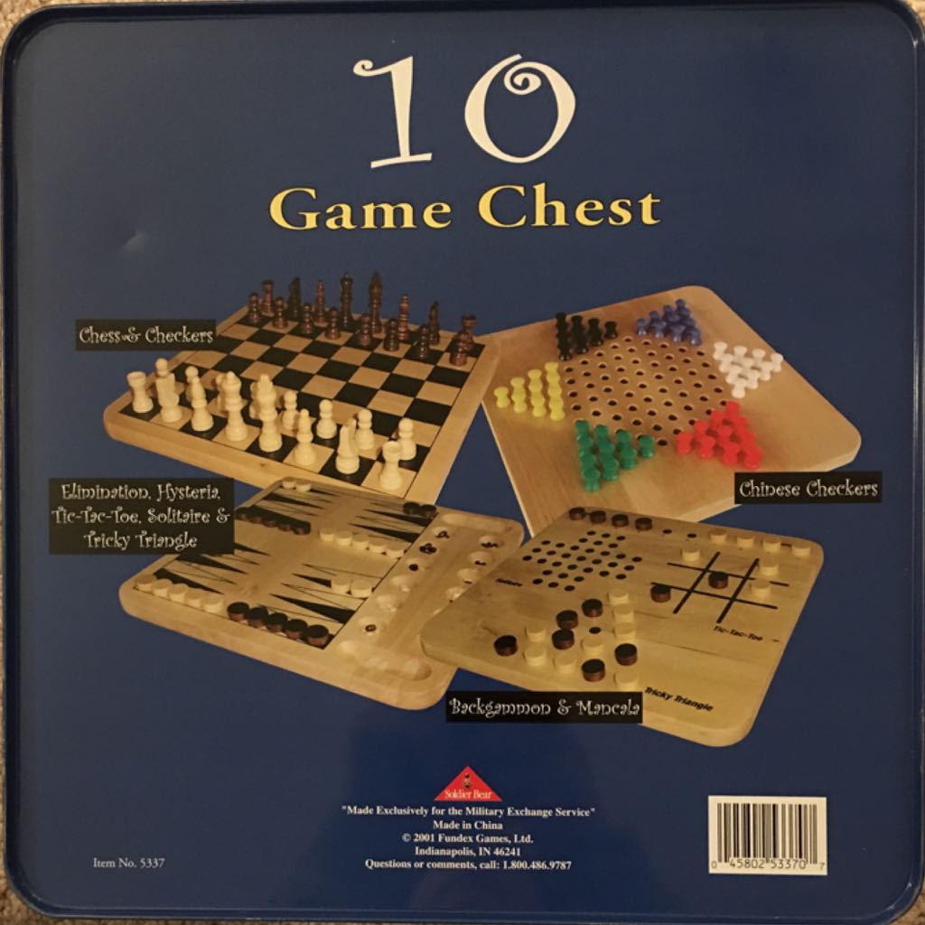 10 Game Chest  (1-6) board game collectible [Barcode 045802533707] - Main Image 2