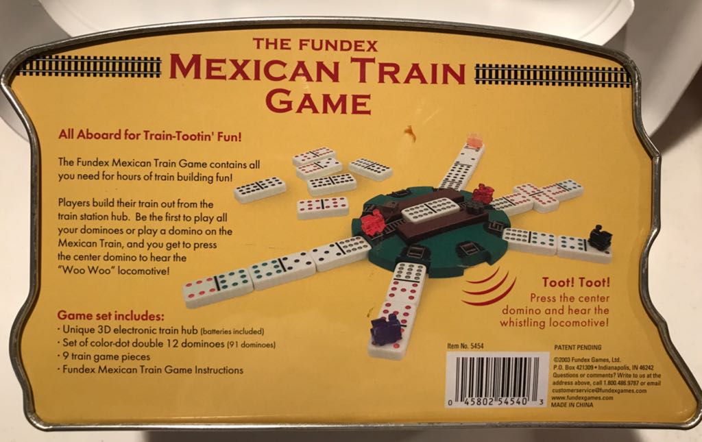 Mexican Train Game  (2-8) board game collectible [Barcode 045802545403] - Main Image 2