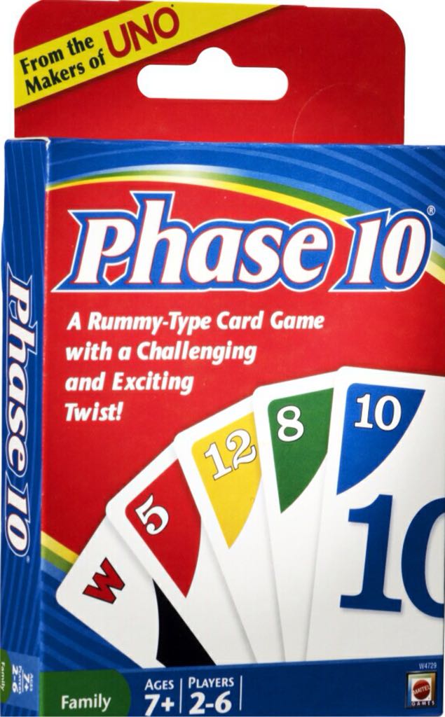 Phase 10  (2-6) board game collectible [Barcode 045802822016] - Main Image 2