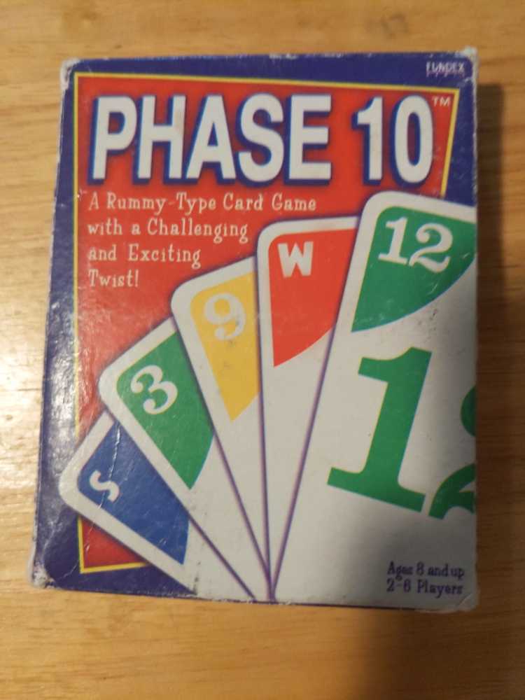 Phase 10  (2-6) board game collectible [Barcode 045802922006] - Main Image 4