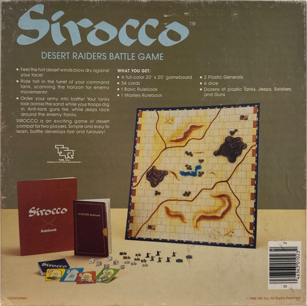 Sirocco  (2) board game collectible [Barcode 046363010232] - Main Image 2