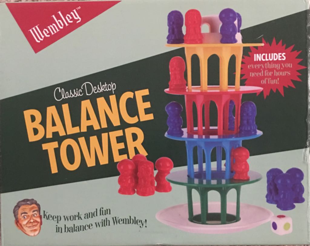 Classic Desktop Balance Tower  (1-2) board game collectible [Barcode 017149045755] - Main Image 1