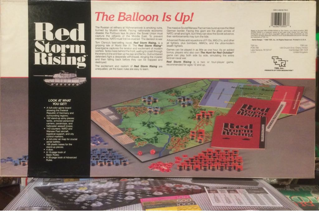 Red Storm Rising  (2-4) board game collectible [Barcode 046363030278] - Main Image 2