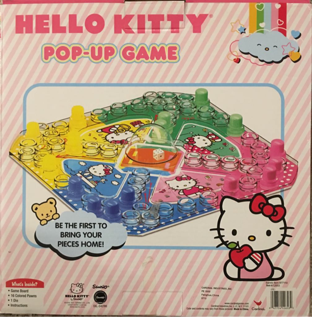 Hello Kitty Pop-Up Game  (2-4) board game collectible [Barcode 047754126532] - Main Image 2
