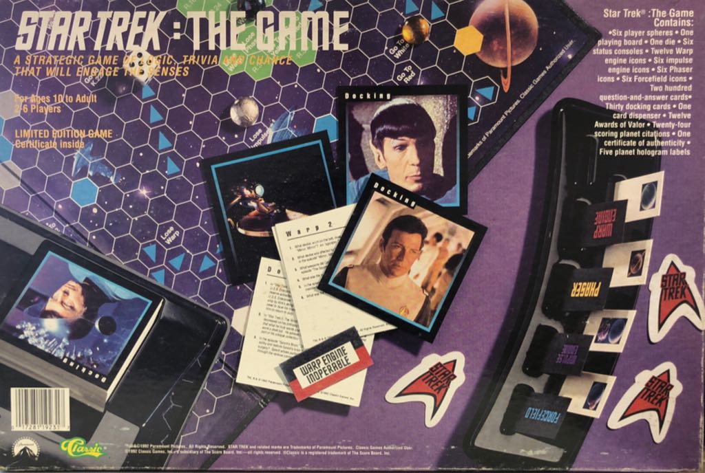 Star Trek The Game  (2 - 6) board game collectible [Barcode 017281192317] - Main Image 2