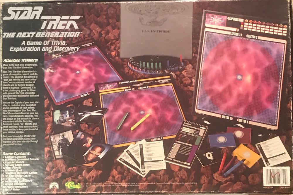 Star Trek Next Generation Trivia  (2-3) board game collectible [Barcode 017281193512] - Main Image 2