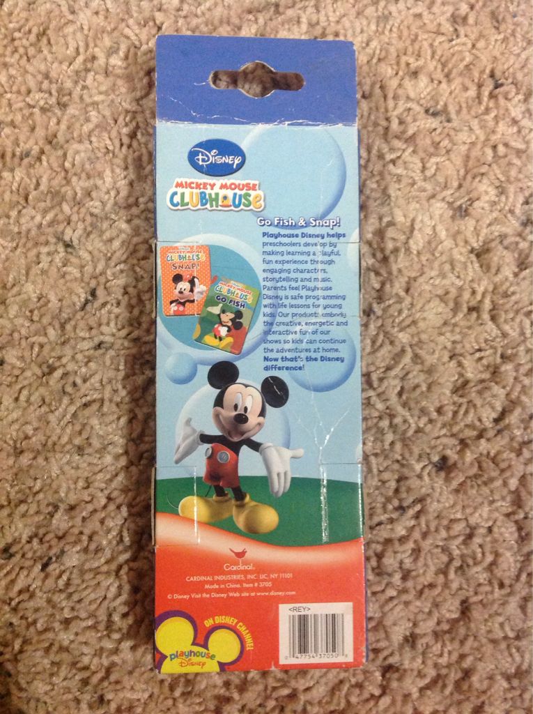 Mickey Mouse Clubhouse: Go Fish & Snap  board game collectible [Barcode 047754370508] - Main Image 2