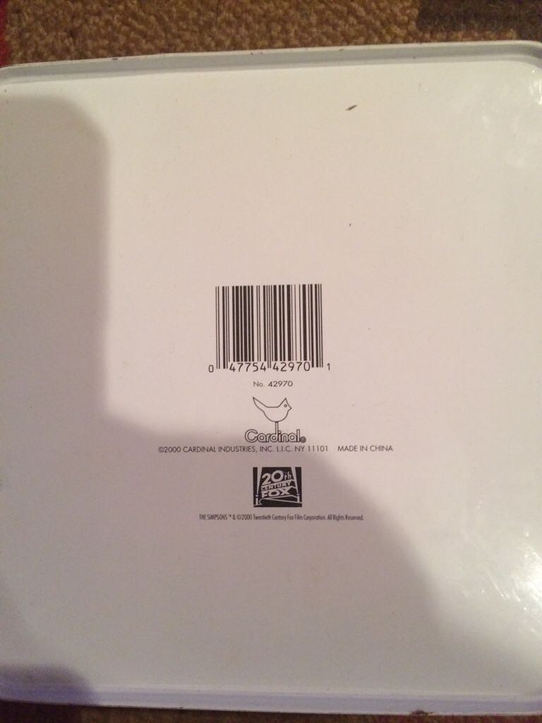 The Simpsons Trivia Game   (2-5) board game collectible [Barcode 047754429701] - Main Image 2