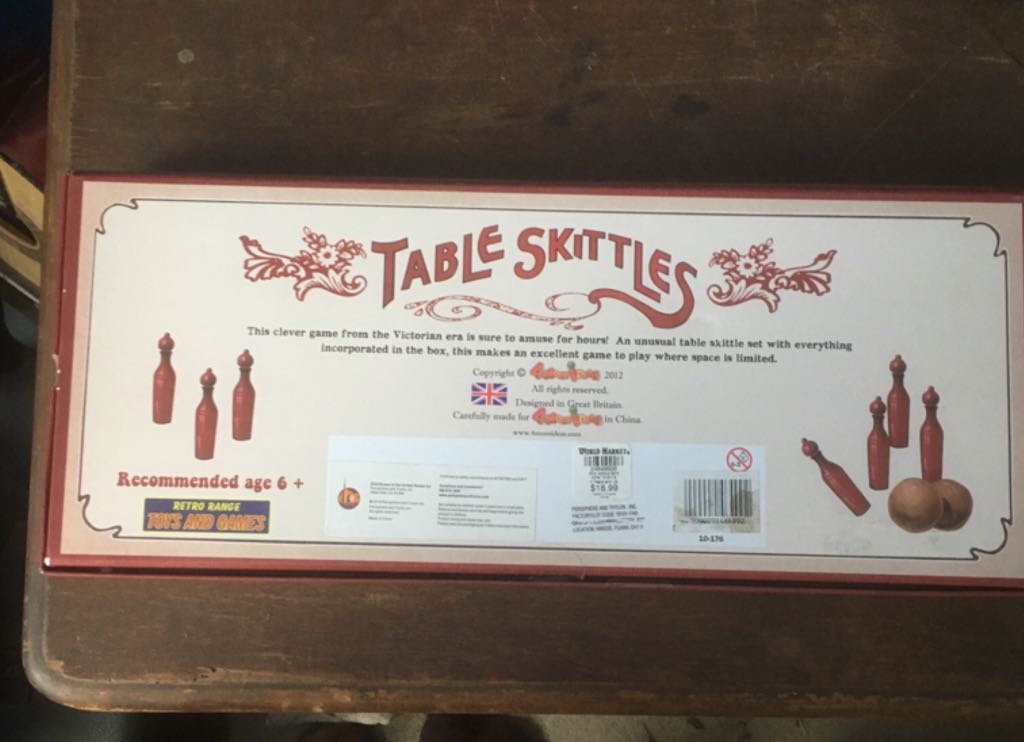 Table Skittles   (2-10) board game collectible [Barcode 000002464992] - Main Image 2