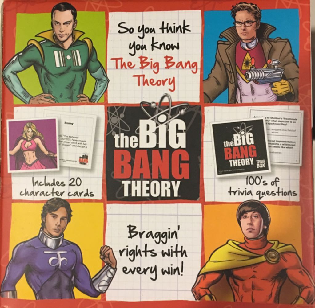 The Big Bang Theory Trivia Box  (2+) board game collectible [Barcode 047754620023] - Main Image 2