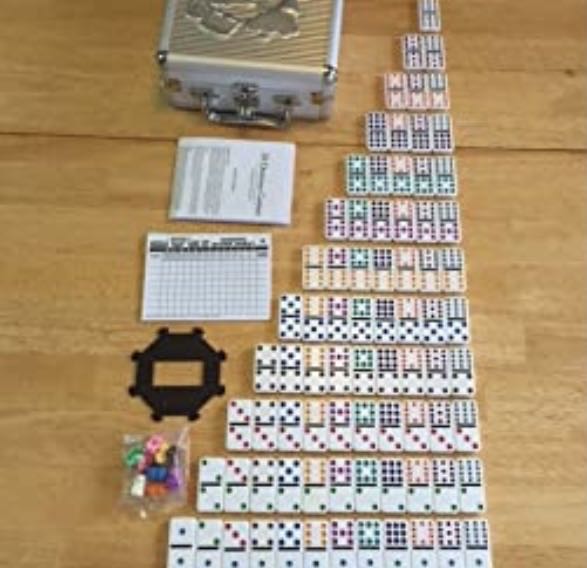 Double 12 Mexican Train Domino Game  (2 - 8) board game collectible [Barcode 047754959307] - Main Image 3