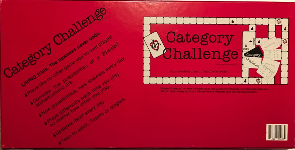 Category Challenge  (2-8) board game collectible [Barcode 051427100330] - Main Image 2