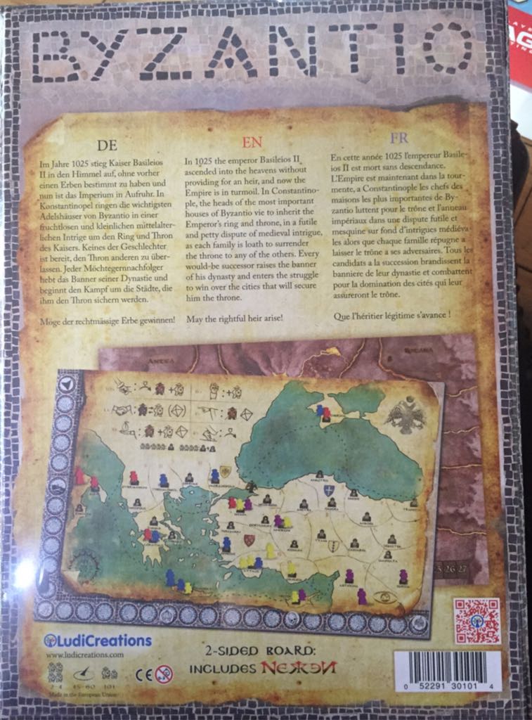 Byzantio  (2-4) board game collectible [Barcode 052291301014] - Main Image 2