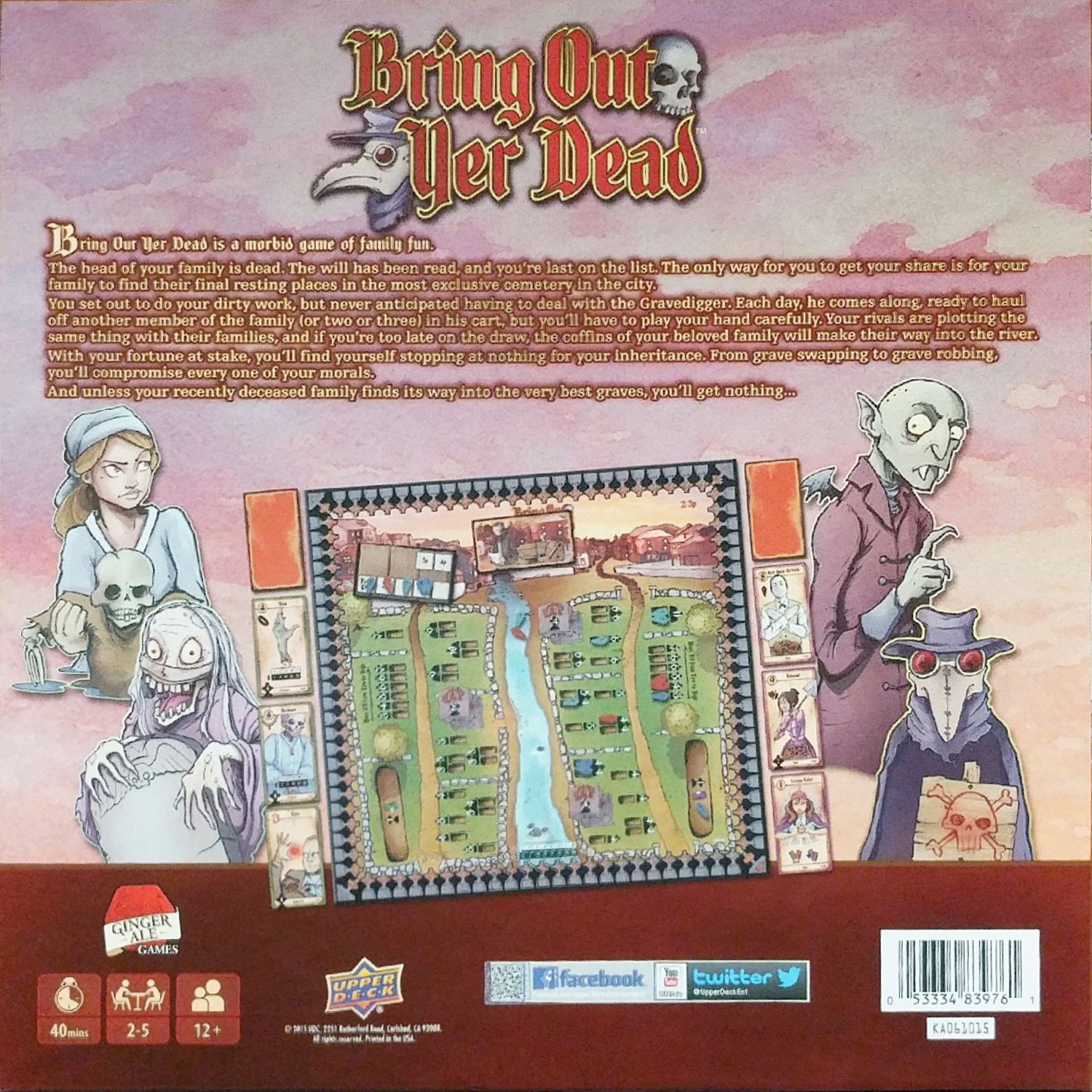 Bring Out Yer Dead  (2 to 5) board game collectible [Barcode 053334839761] - Main Image 2
