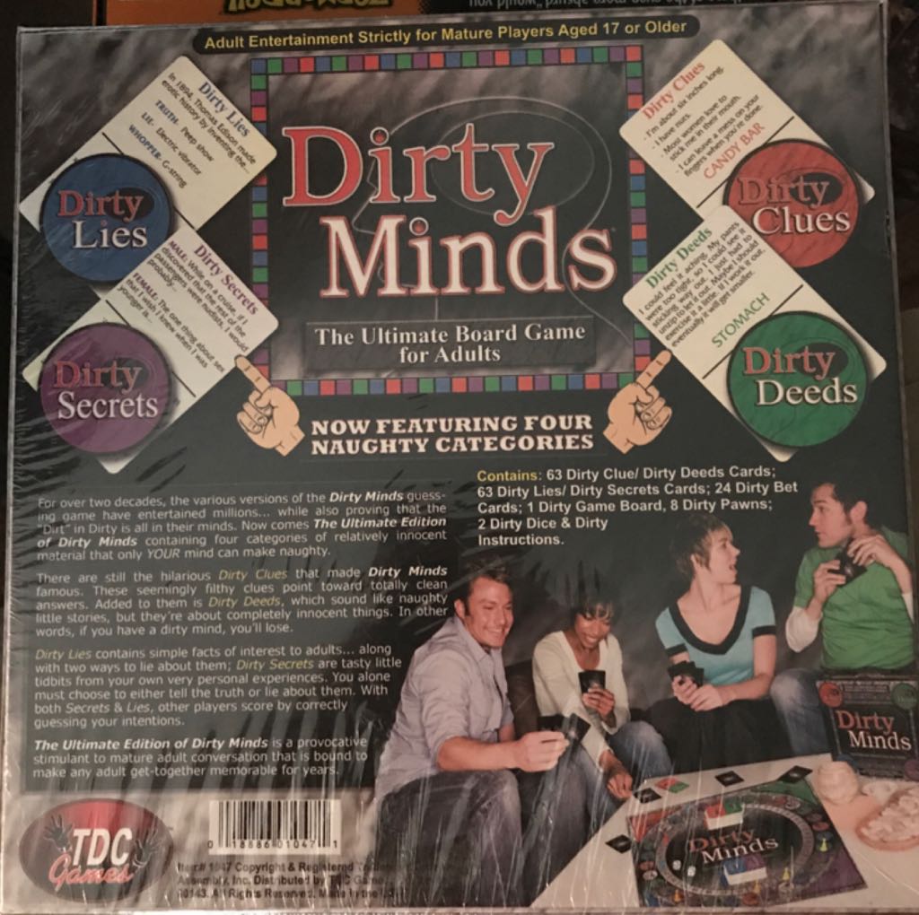 Dirty Minds  (2-6) board game collectible [Barcode 018886010471] - Main Image 2